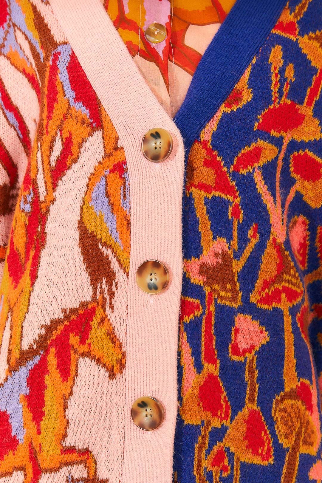 Mixed Mushrooms Knit Cardigan sold by FARM Rio product image thumbnail 5