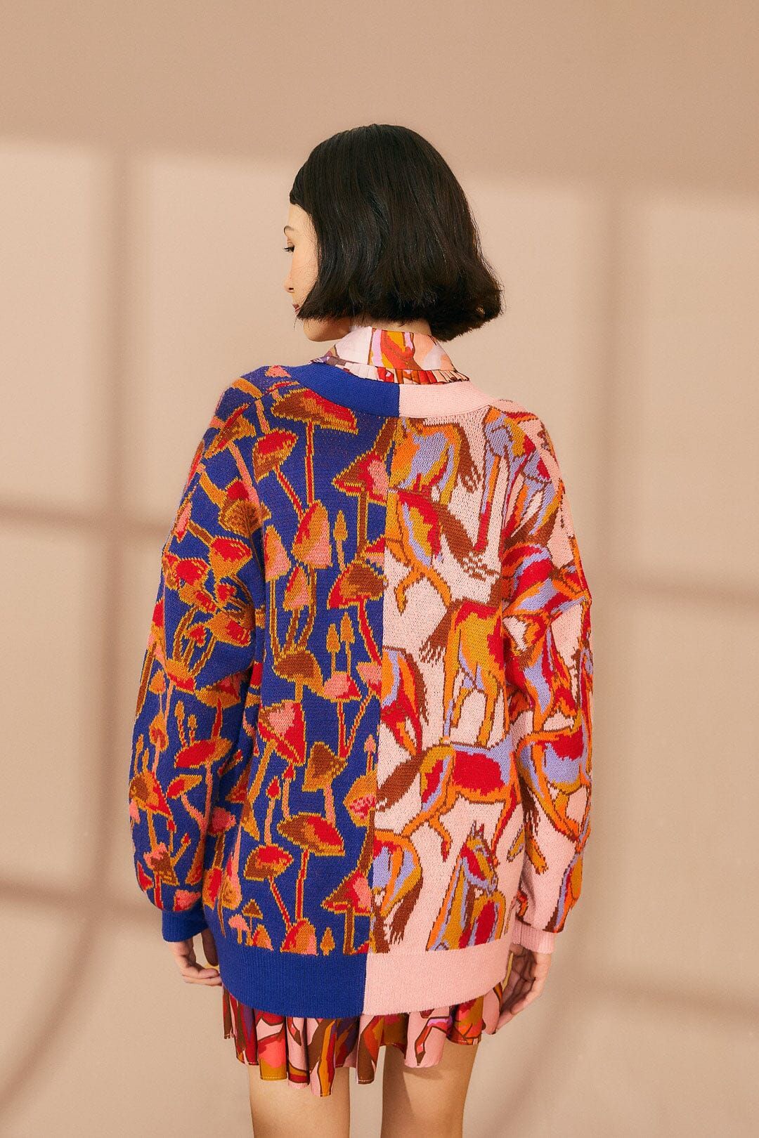 Mixed Mushrooms Knit Cardigan sold by FARM Rio product image thumbnail 4