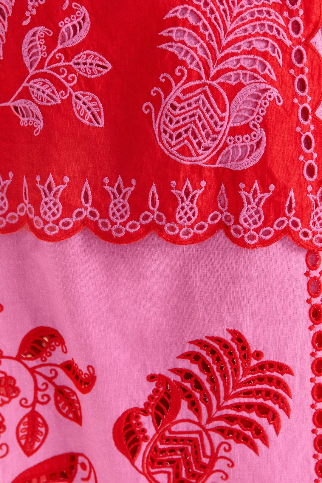 Red Palm Tree Richelieu Midi Skirt sold by FARM Rio product image thumbnail 5