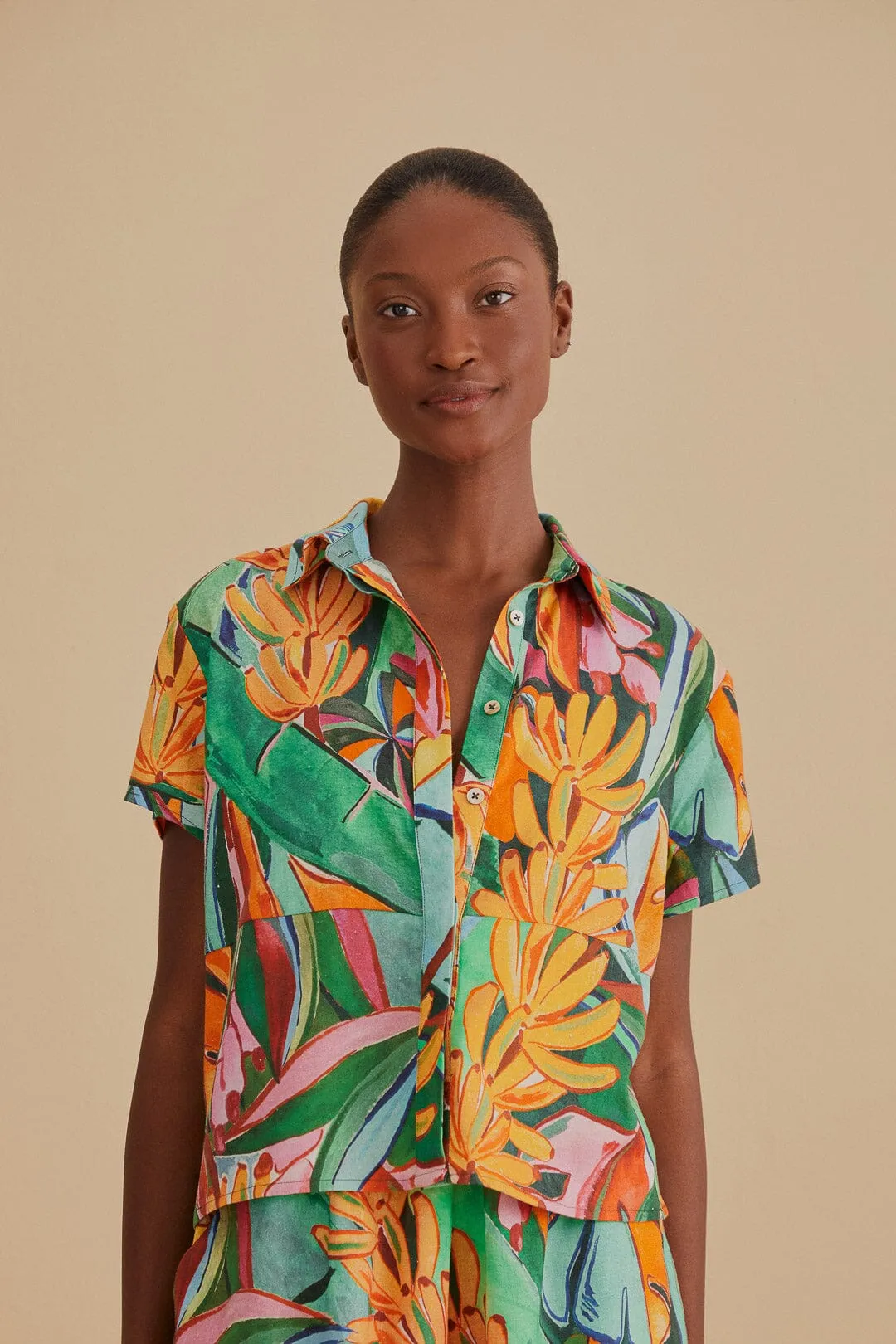 Banana Foliage Shirt sold by FARM Rio