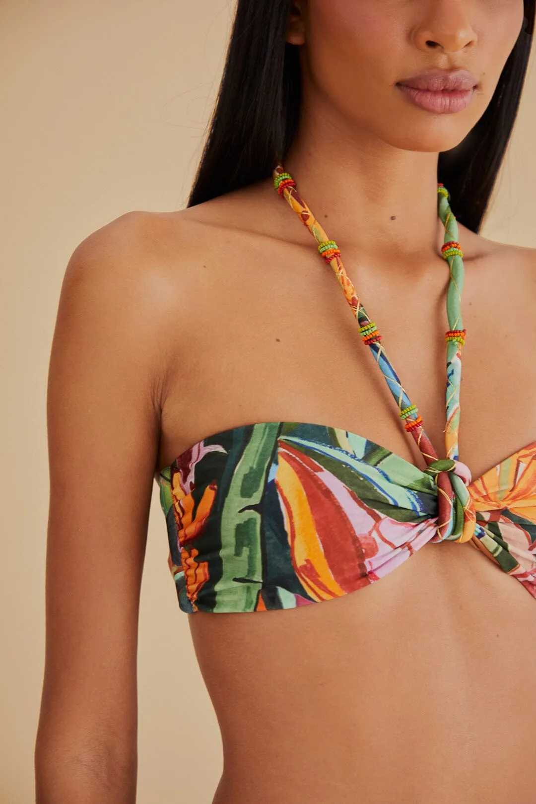 Banana Foliage Bikini Top sold by FARM Rio product image thumbnail 3
