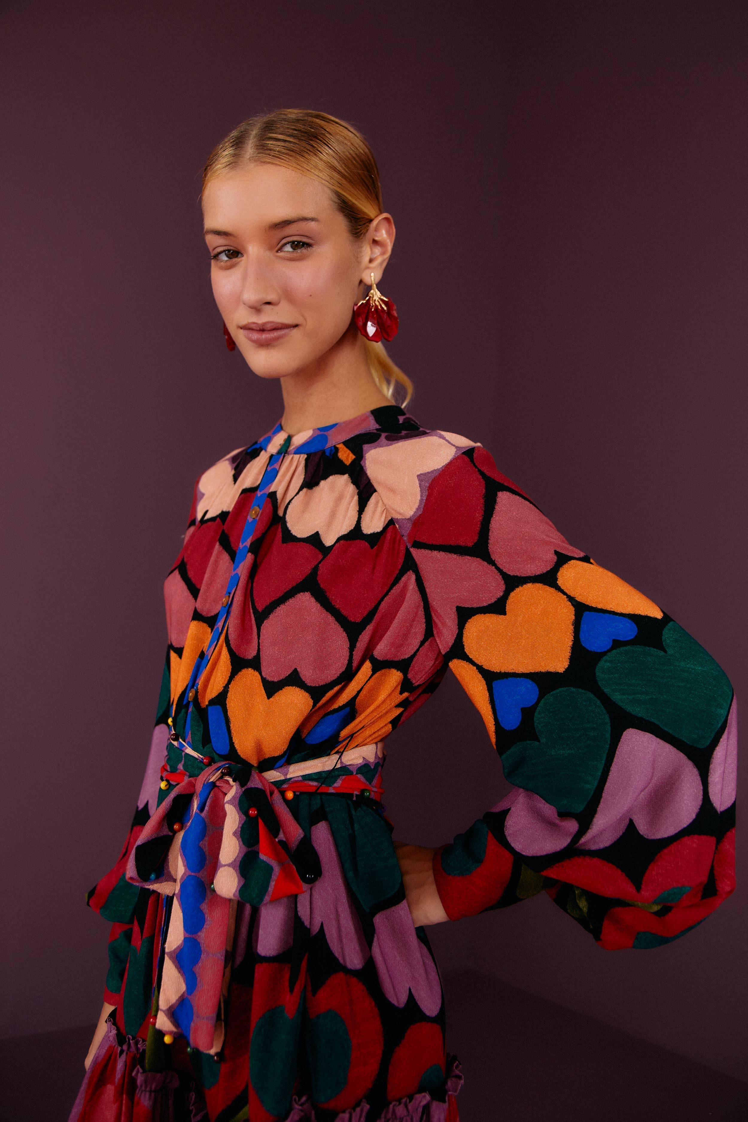 Full Of Hearts Mini Dress sold by FARM Rio product image thumbnail 3