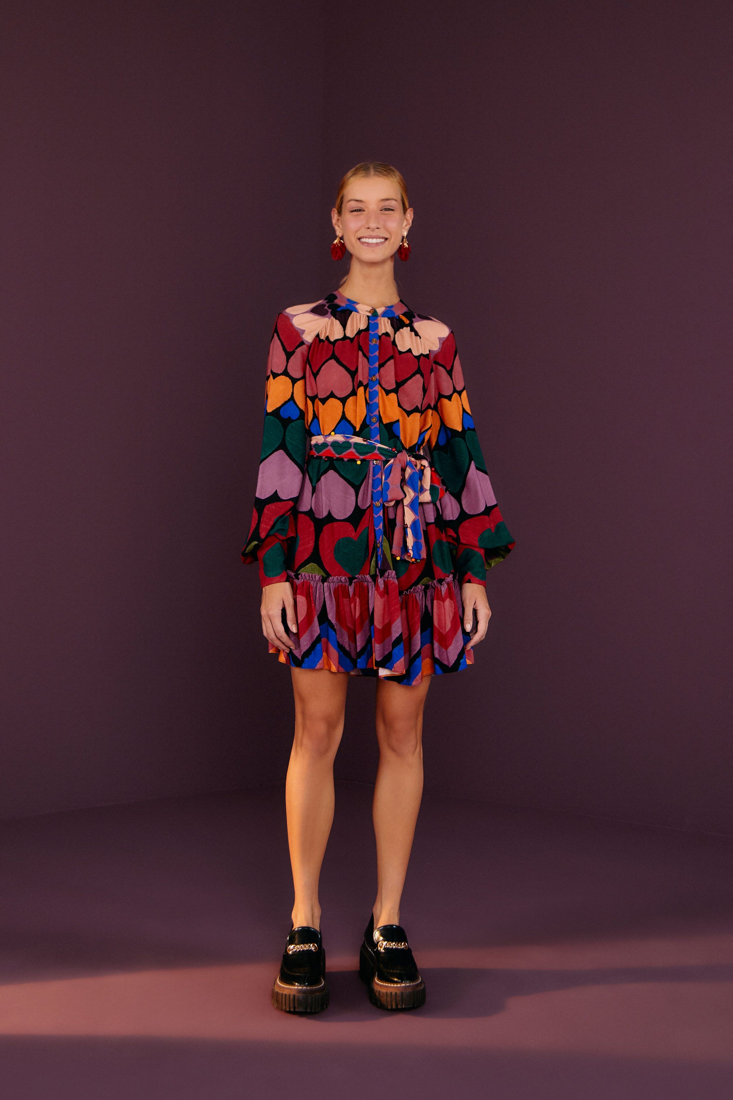 Full Of Hearts Mini Dress sold by FARM Rio product image thumbnail 4