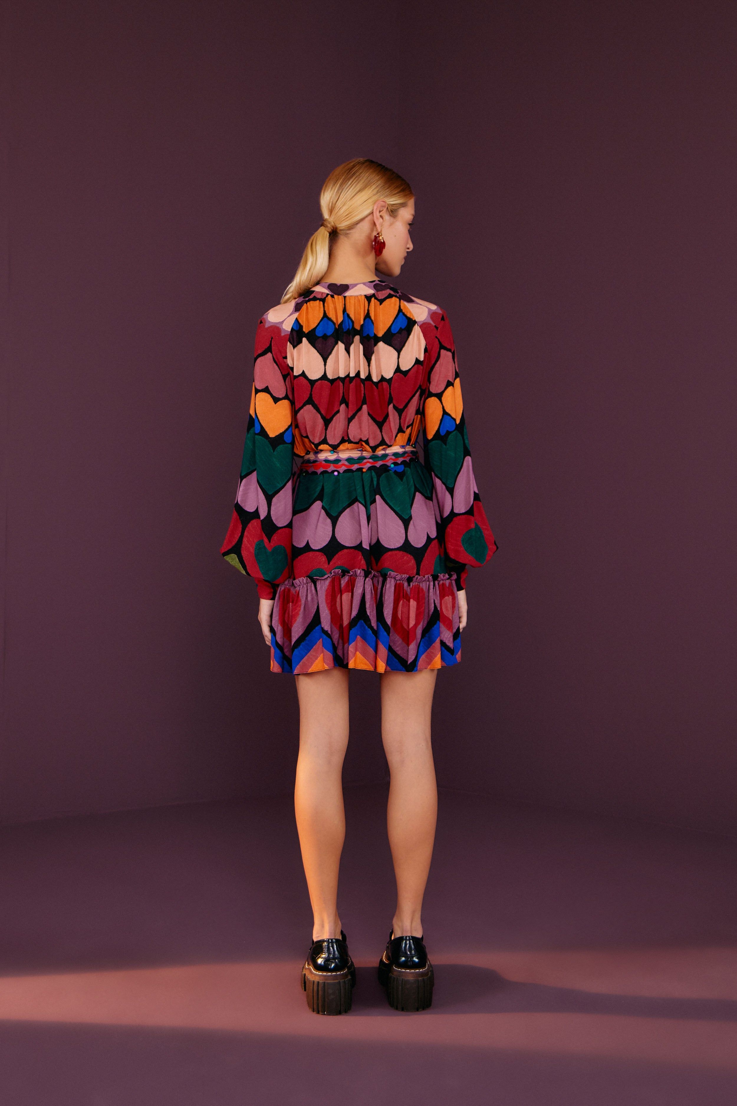 Full Of Hearts Mini Dress sold by FARM Rio product image thumbnail 2