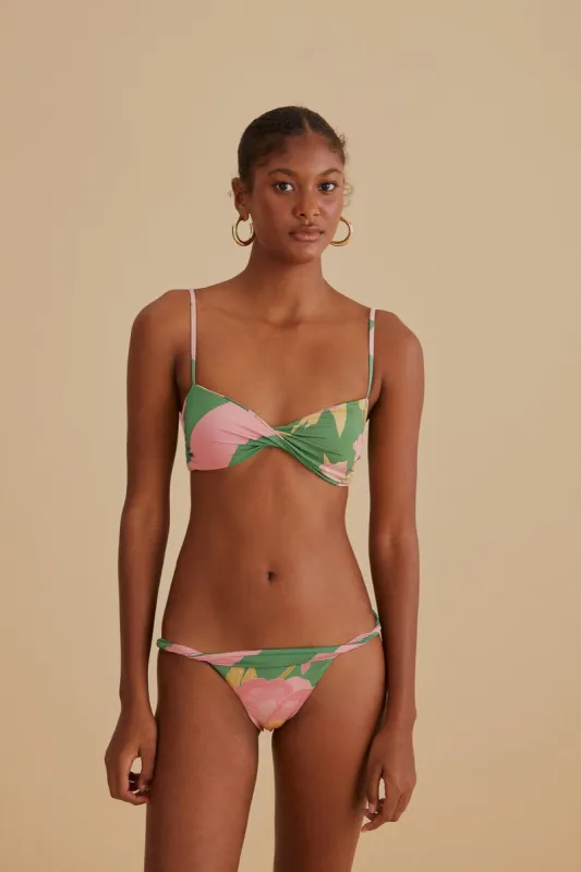 Winter Garden Twist Bikini Top sold by FARM Rio