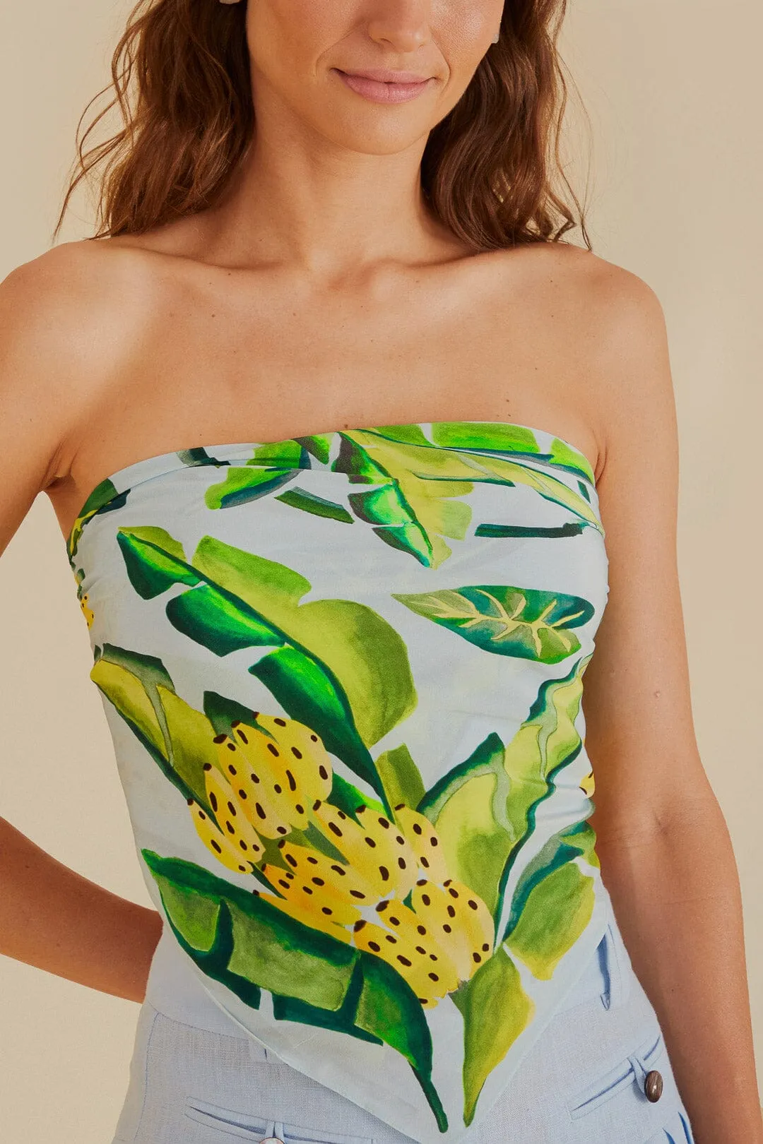 Blue Summer Foliage Scarf sold by FARM Rio product image thumbnail 2