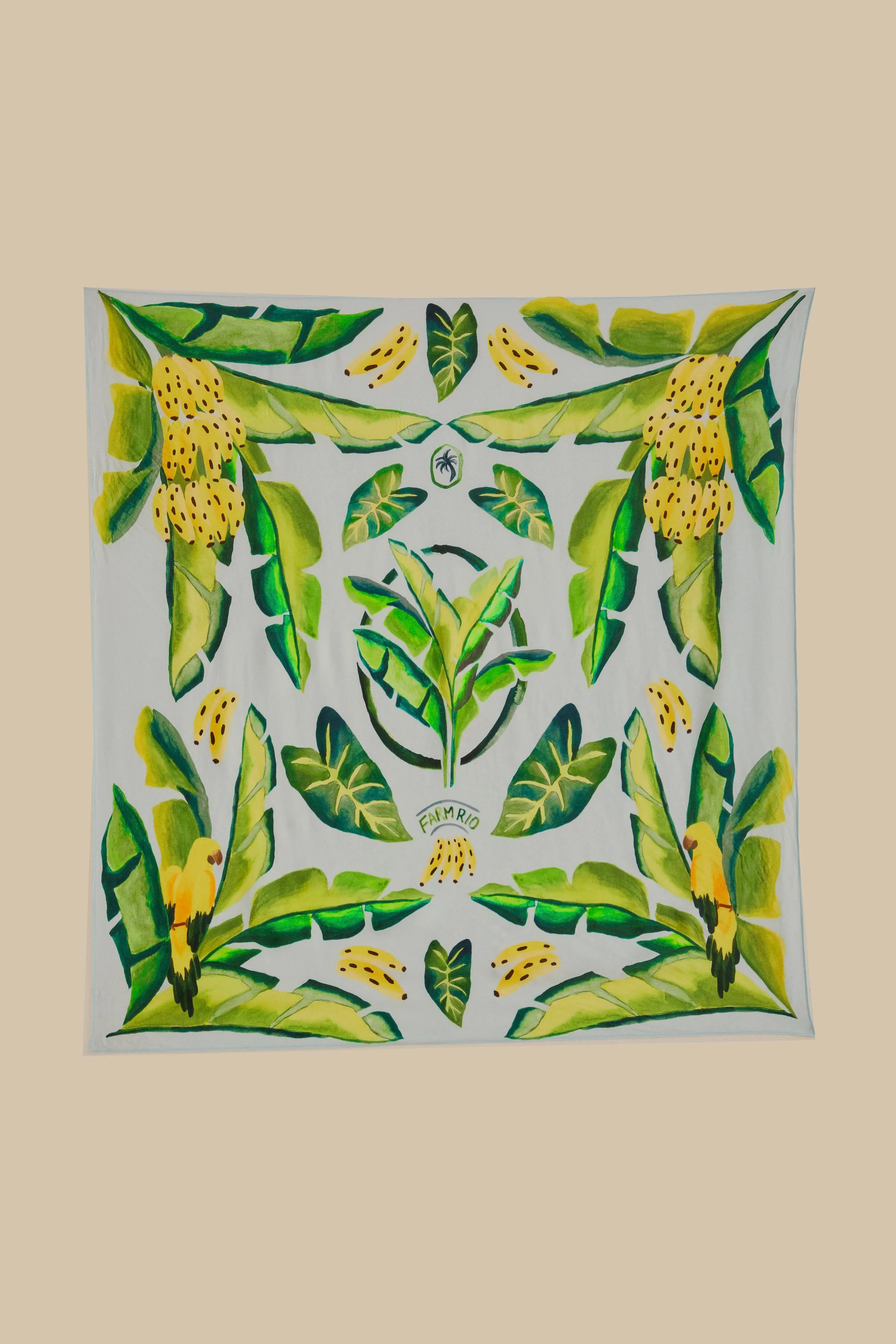 Blue Summer Foliage Scarf sold by FARM Rio product image thumbnail 5