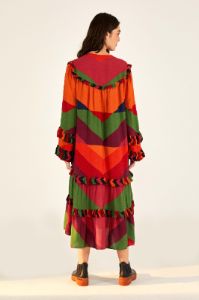JULIANA STRIPES MIDI DRESS sold by FARM Rio