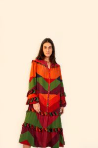 JULIANA STRIPES MIDI DRESS sold by FARM Rio