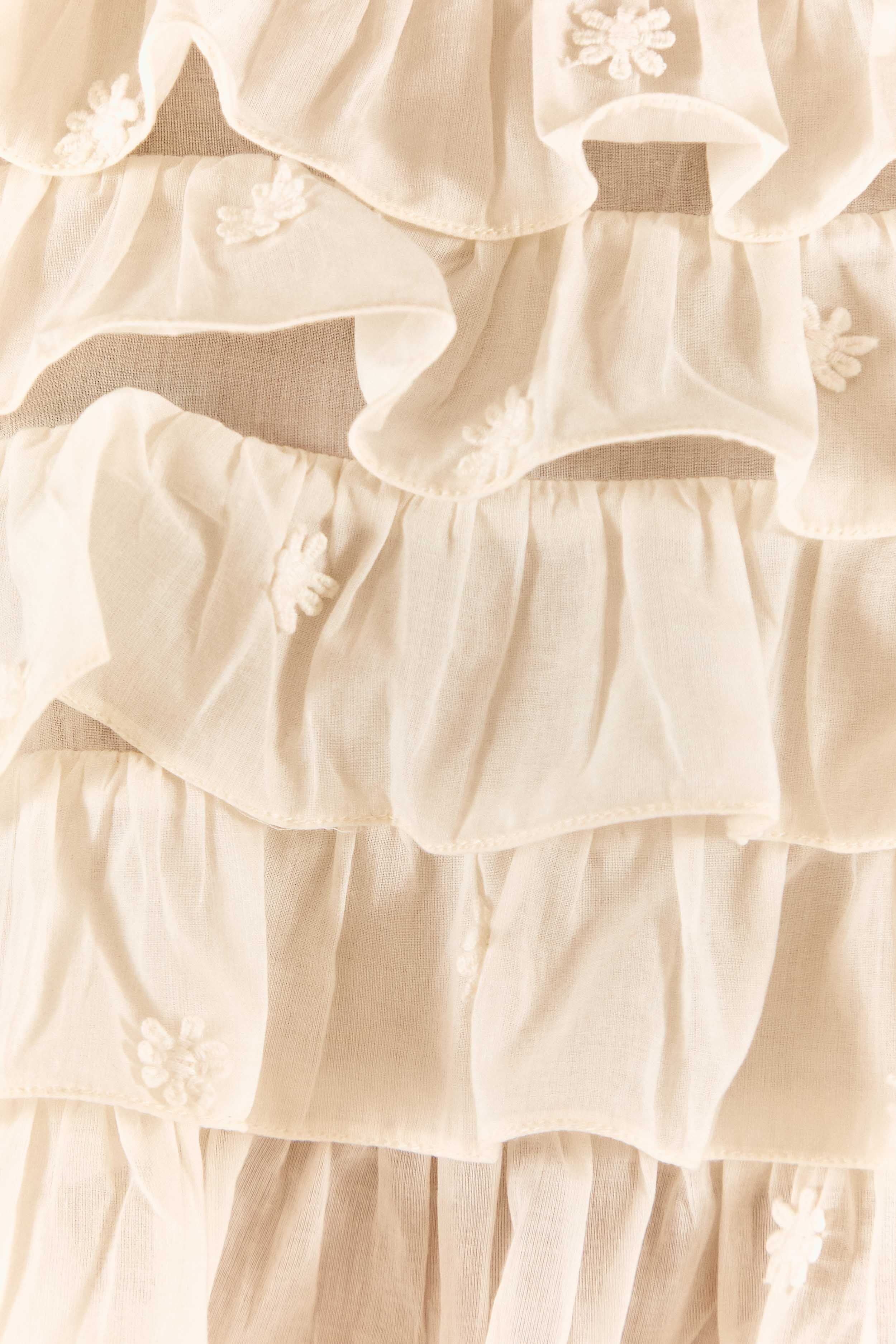 OFF-WHITE 3D FLOWER LAYERED BLOUSE sold by FARM Rio product image thumbnail 5