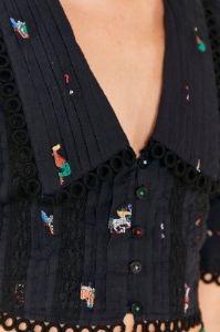 Zodiac Cross Stitch Crop Top sold by FARM Rio