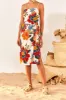 White Pineapple Flowers Midi Dress sold by FARM Rio