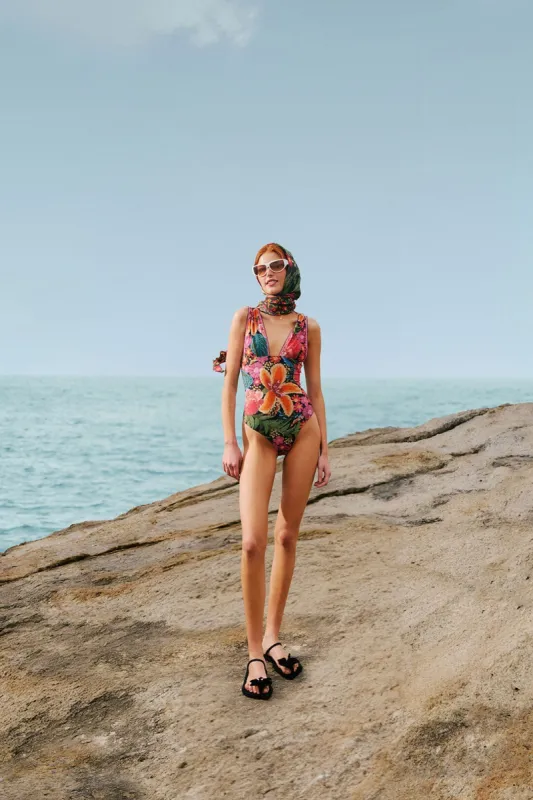 Stitched Garden One Piece sold by FARM Rio