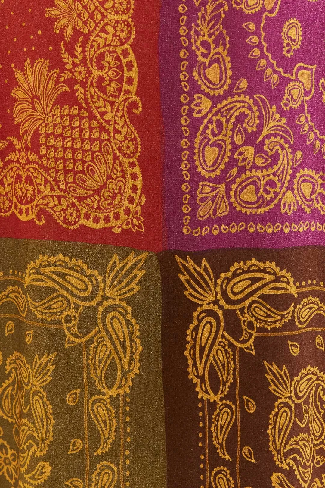 Multicolor Bandana Dream Short Sleeve Shirt sold by FARM Rio product image thumbnail 5