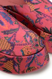 Pink Sunset Tapestry Platform Loafer Mule sold by FARM Rio