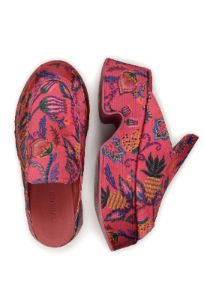 Pink Sunset Tapestry Platform Loafer Mule sold by FARM Rio