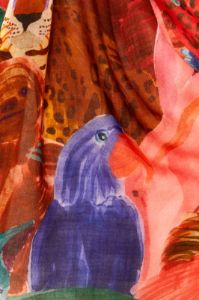 Animal Collage Scarf Poncho sold by FARM Rio