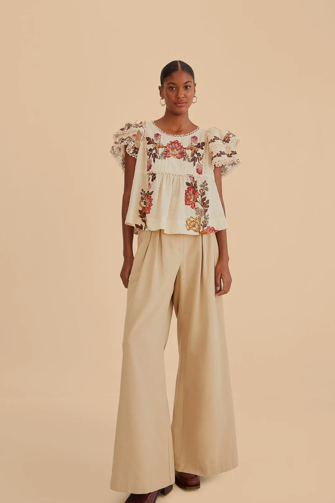 Kakhi High Waist Pants sold by FARM Rio