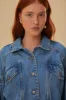 Denim Bomber Mini Jacket sold by FARM Rio