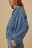 Denim Bomber Mini Jacket sold by FARM Rio