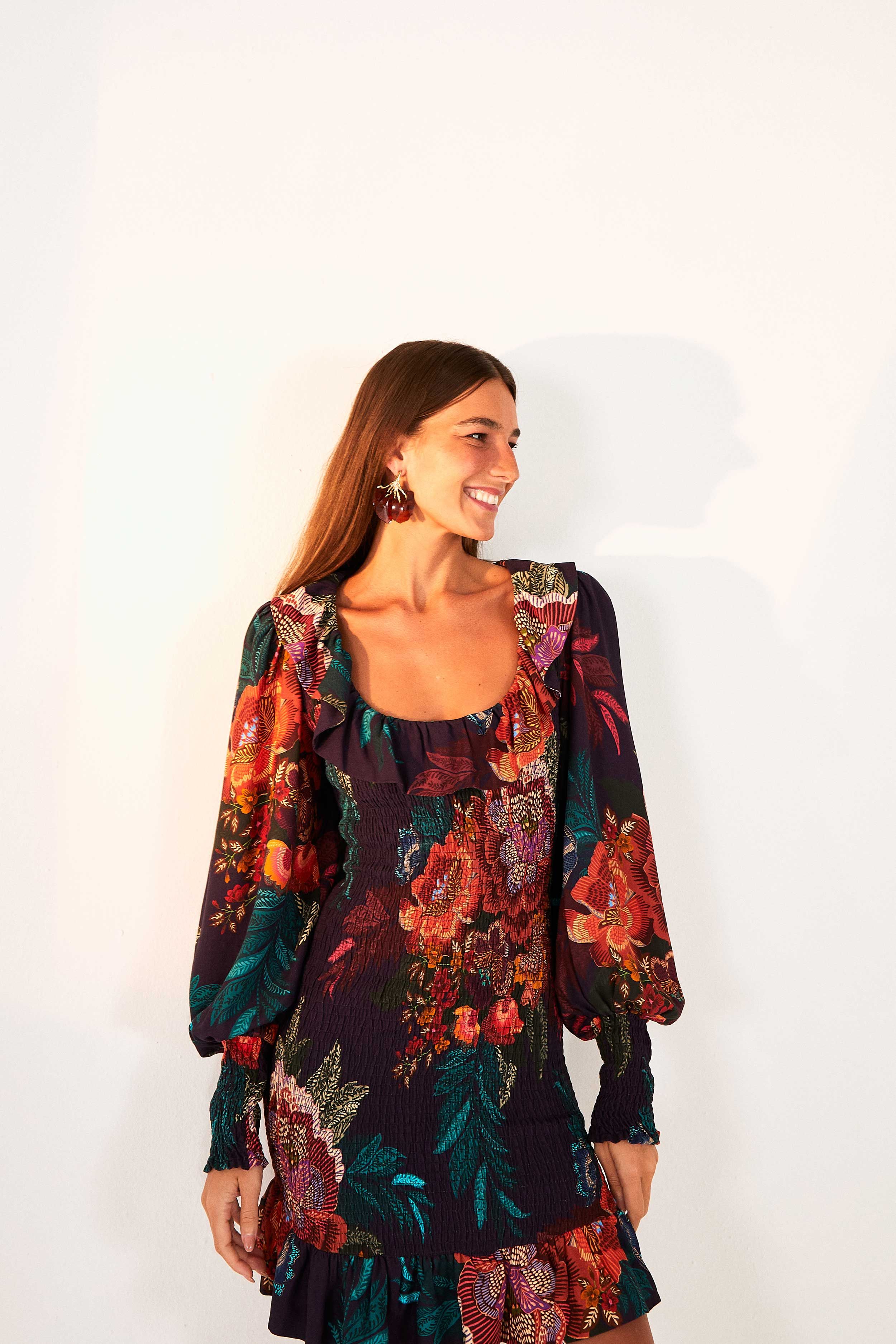 FLOWER SCARVES Mini Dress sold by FARM Rio