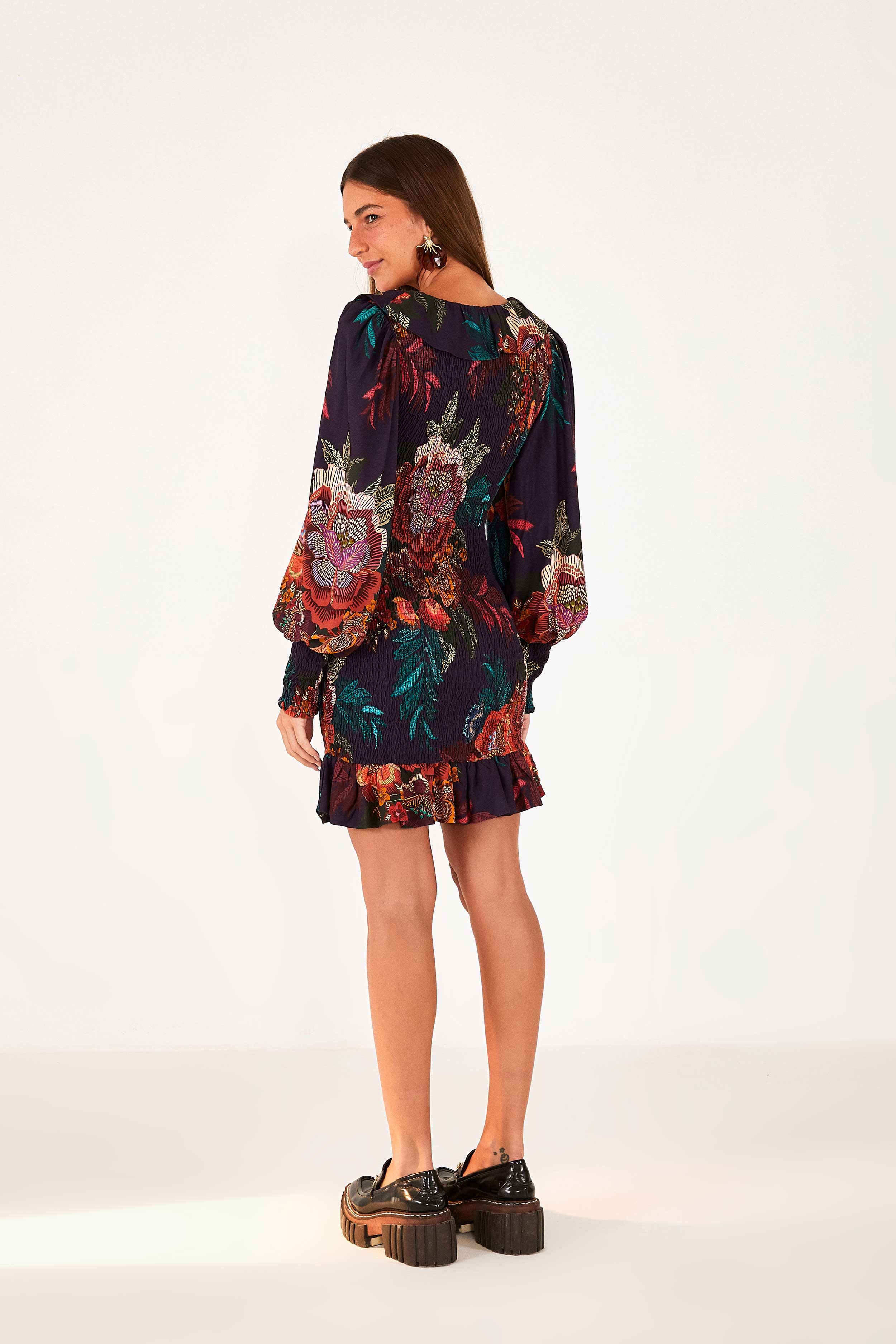 FLOWER SCARVES Mini Dress sold by FARM Rio product image thumbnail 4