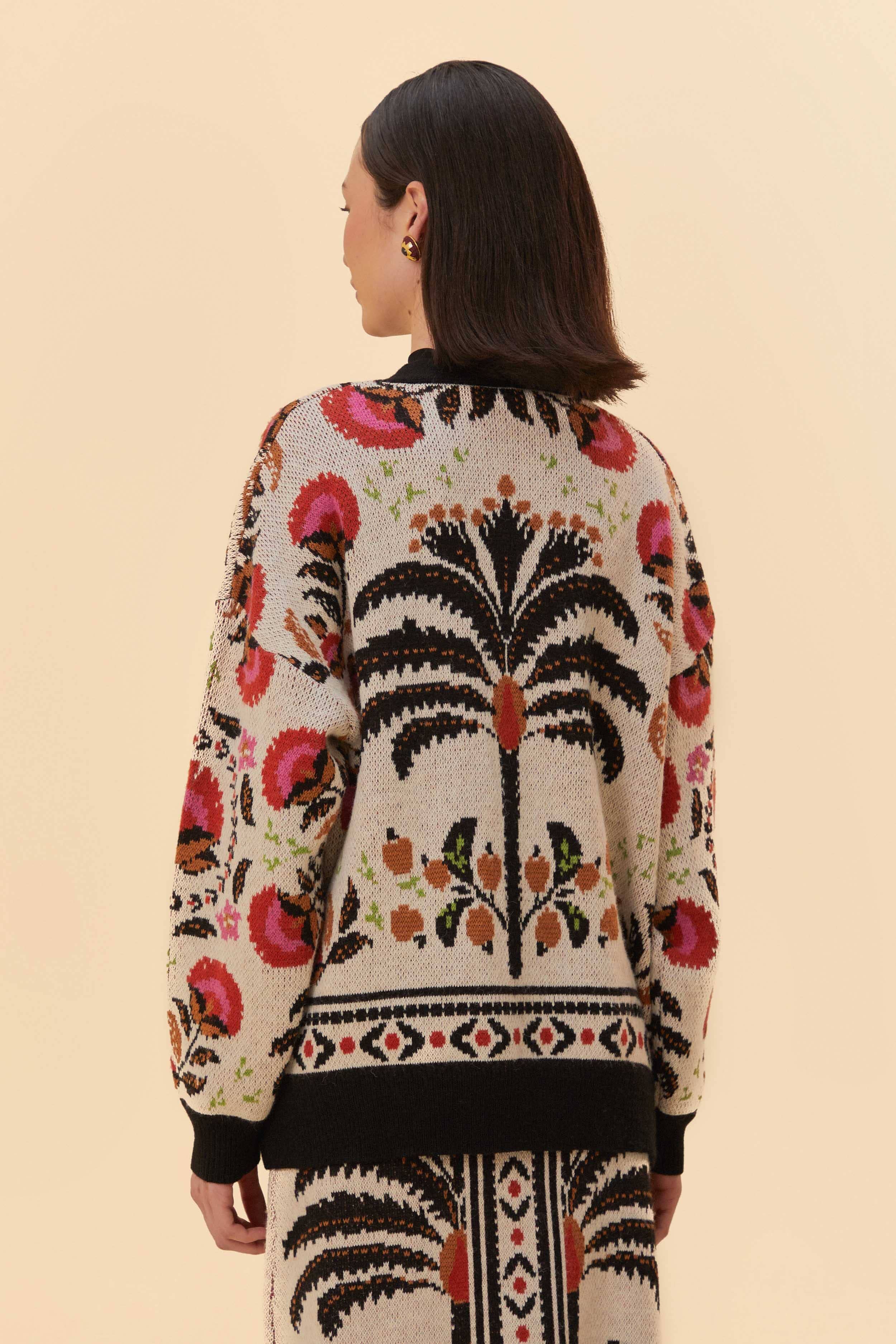 Sand Palms Paradise Knit Cardigan sold by FARM Rio product image thumbnail 4