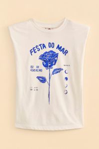 Festa Do Mar Organic Cotton T-Shirt sold by FARM Rio