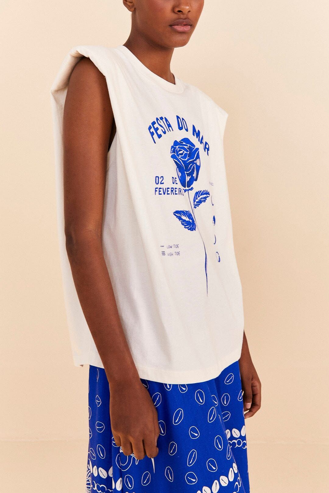 Festa Do Mar Organic Cotton T-Shirt sold by FARM Rio product image thumbnail 3