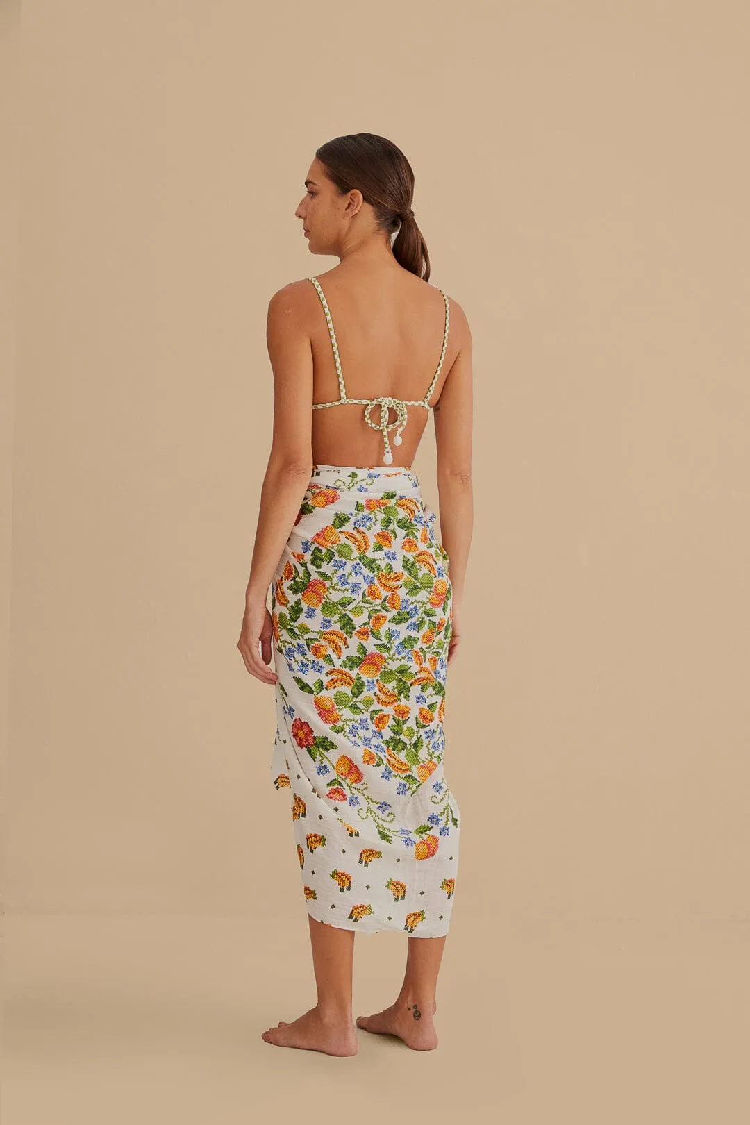 White Summer Vitamin Sarong sold by FARM Rio product image thumbnail 4