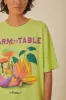 Green Farm Rio To Table Organic Cotton T-Shirt sold by FARM Rio
