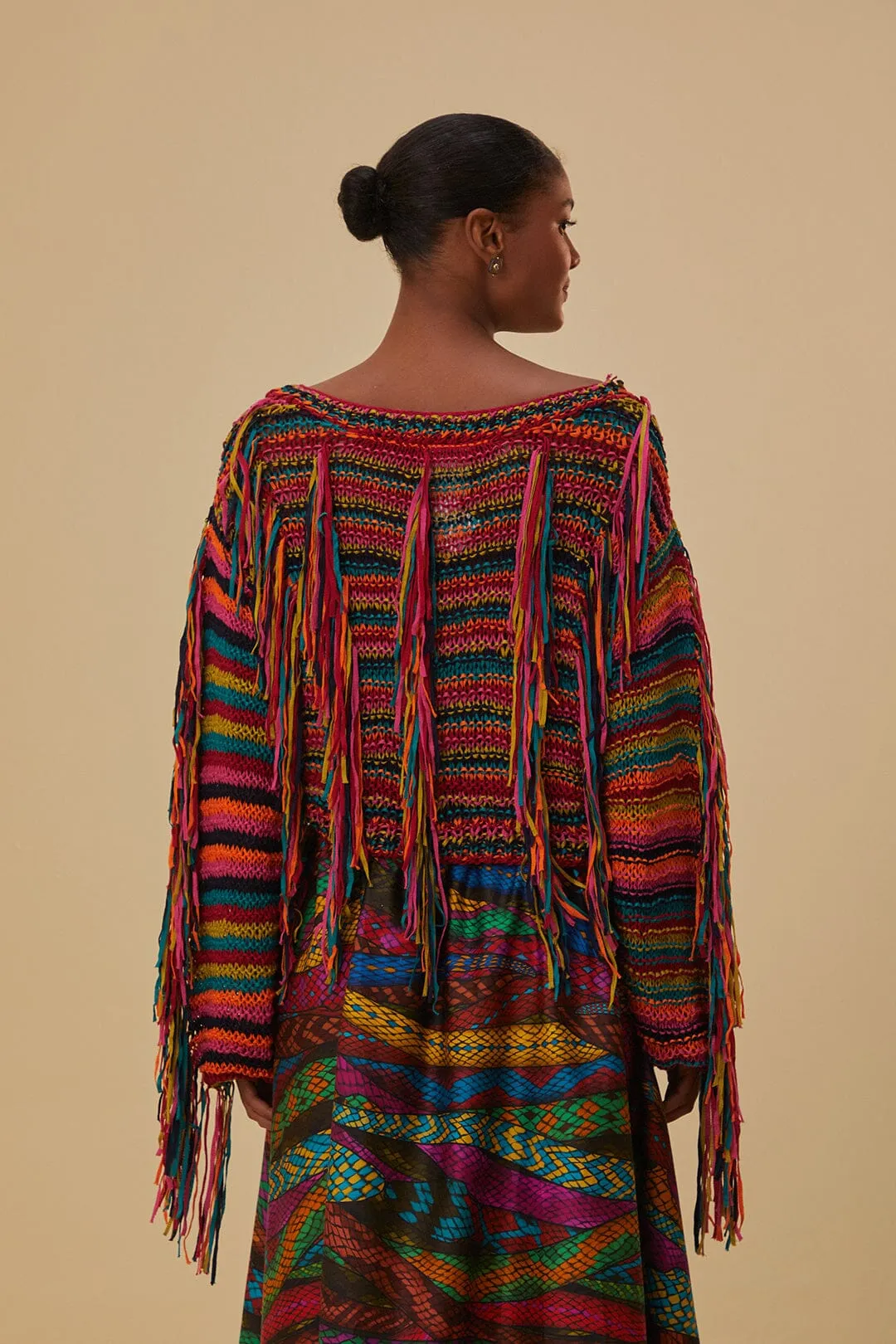 Colorful Stripes Knit Sweater sold by FARM Rio product image thumbnail 5