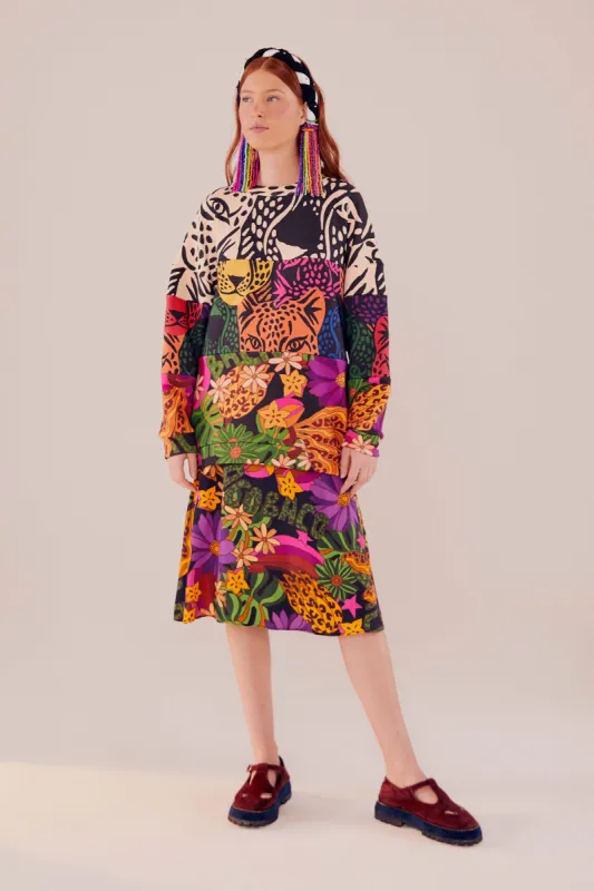 Star Fruit Midi Skirt sold by FARM Rio