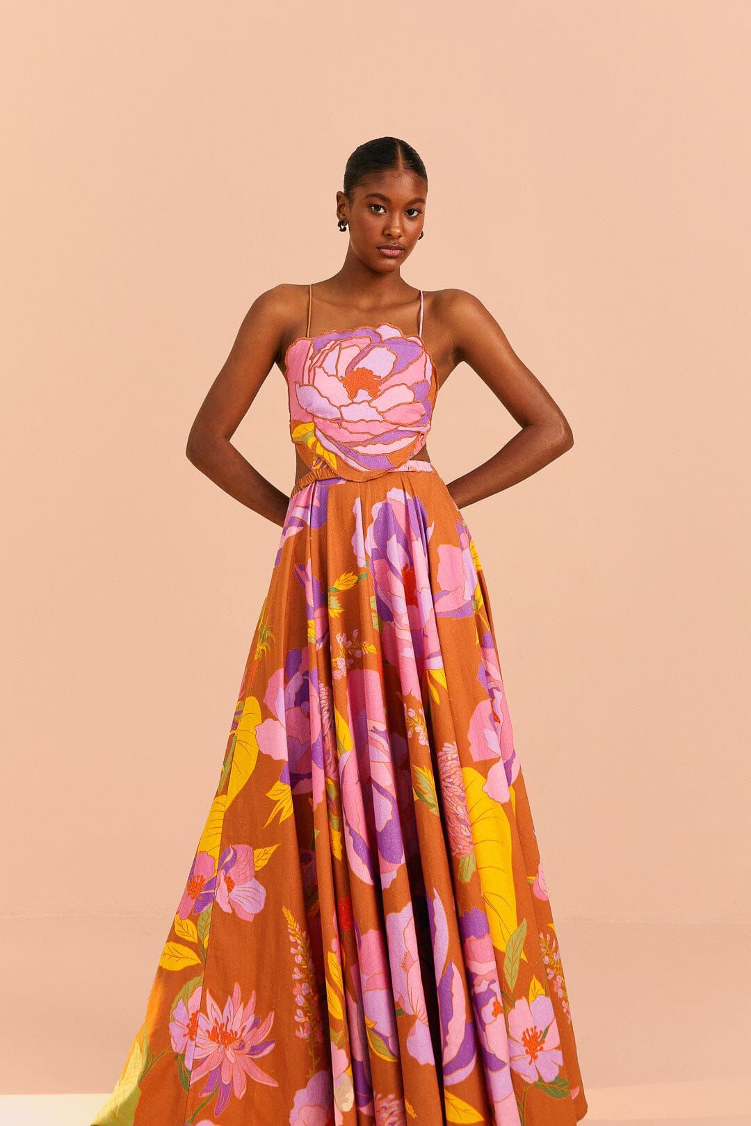 Embroidered Flower Top Maxi Dress sold by FARM Rio product image thumbnail 2