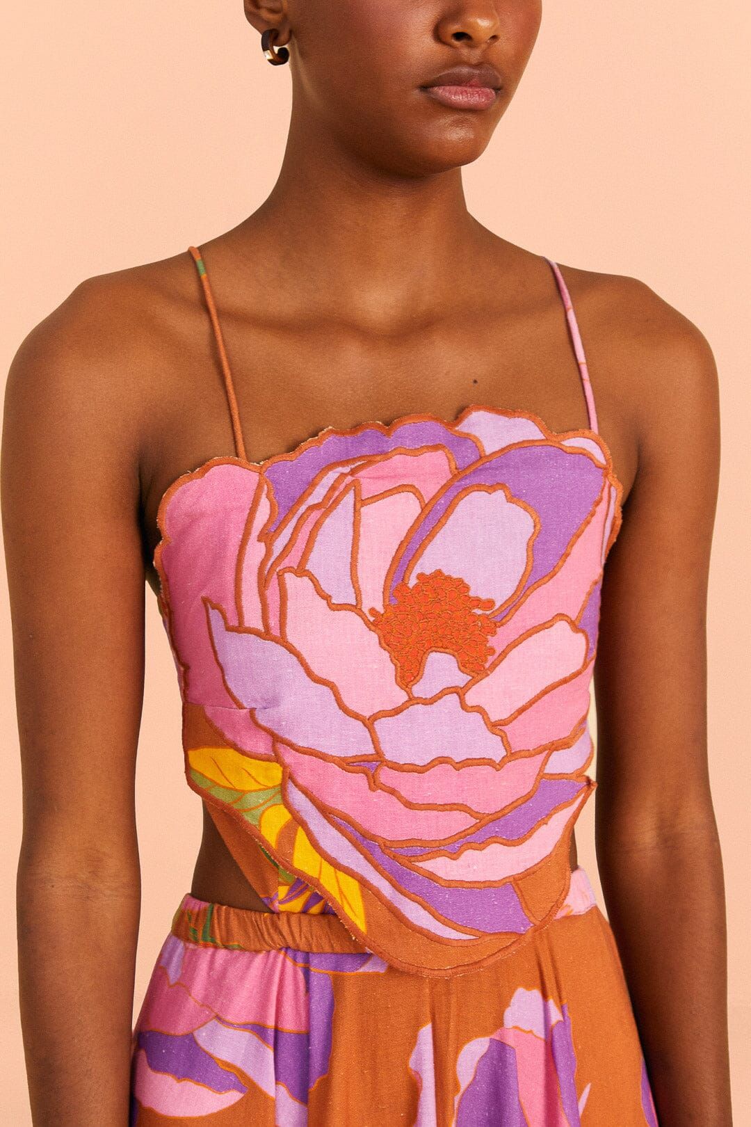 Embroidered Flower Top Maxi Dress sold by FARM Rio product image thumbnail 3