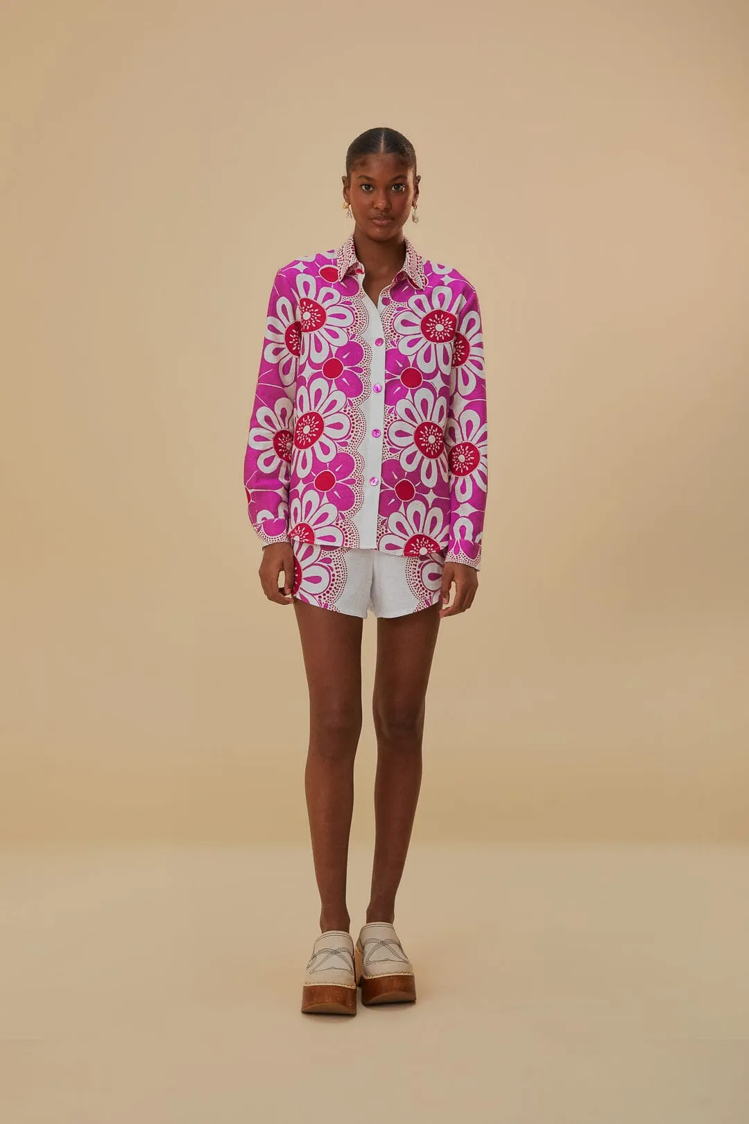 Off-White Maia Shirt sold by FARM Rio product image thumbnail 2