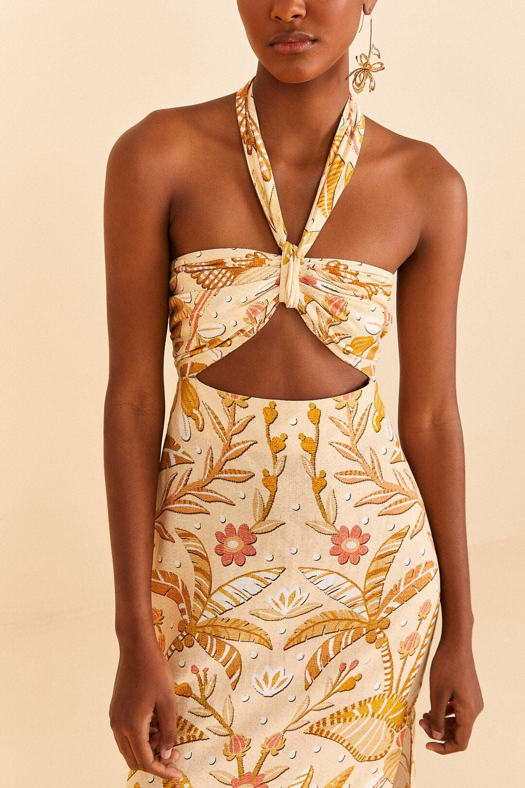 Sand Jungle Chic Midi Dress sold by FARM Rio product image thumbnail 2