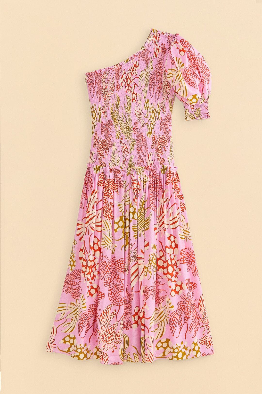 Pink Mixed Lobsters Midi Dress sold by FARM Rio product image thumbnail 7