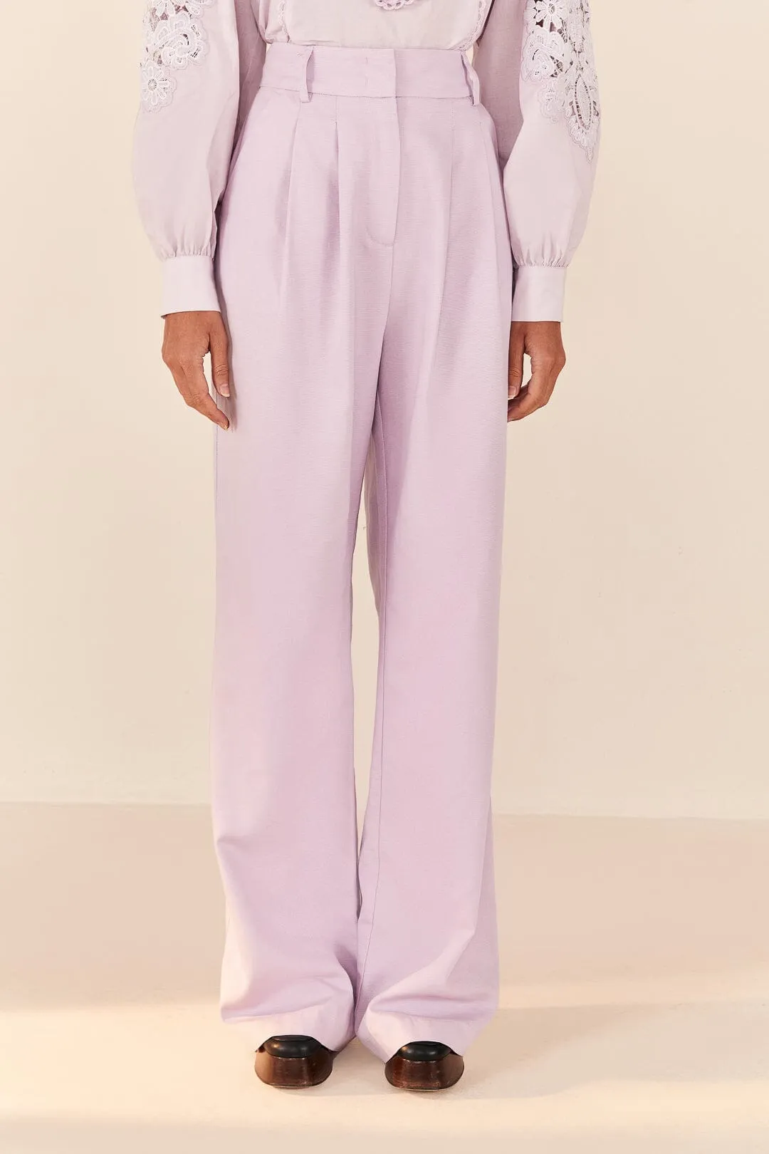 Lilac Low Waisted Pants sold by FARM Rio product image thumbnail 2