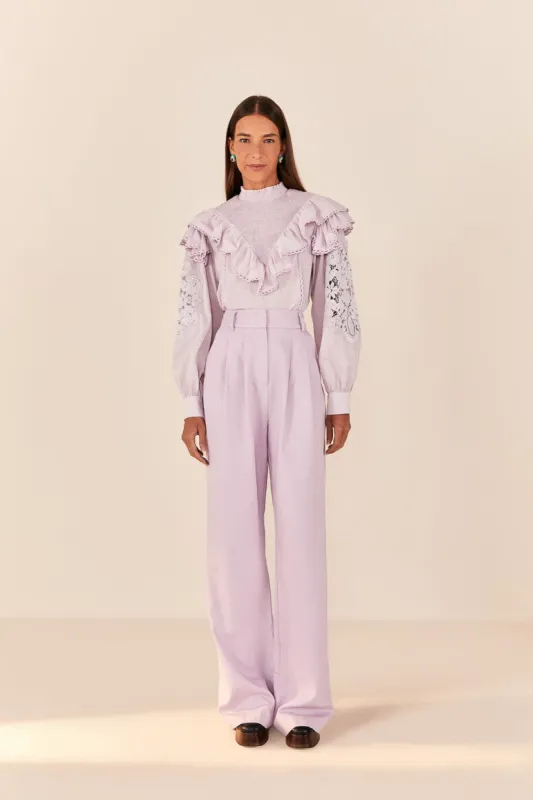 Lilac Low Waisted Pants sold by FARM Rio