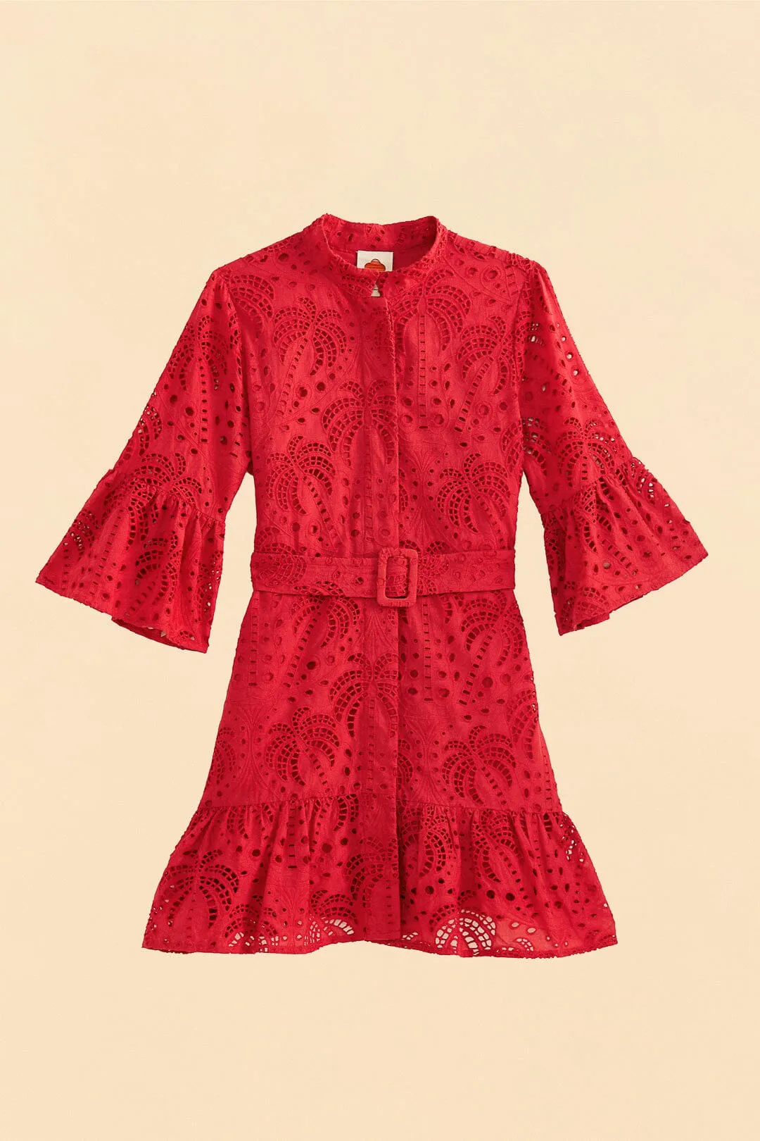 Red Palm Tree Mini Dress sold by FARM Rio product image thumbnail 5