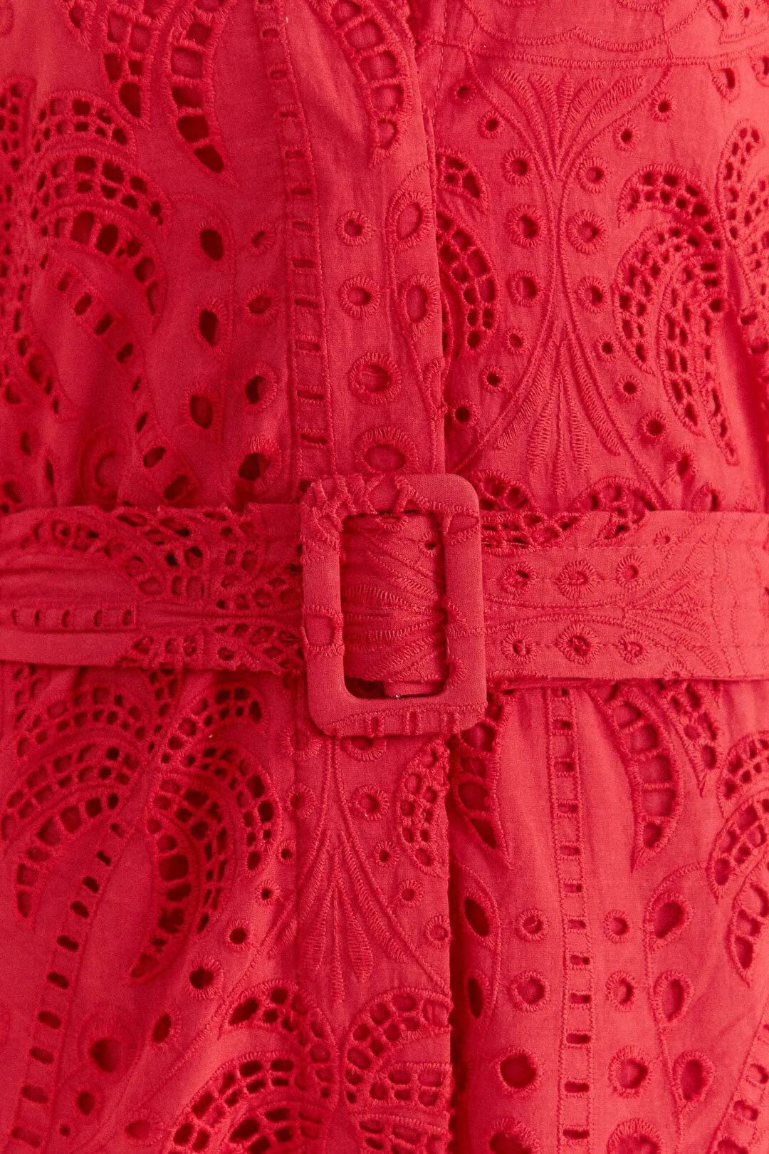 Red Palm Tree Mini Dress sold by FARM Rio product image thumbnail 4