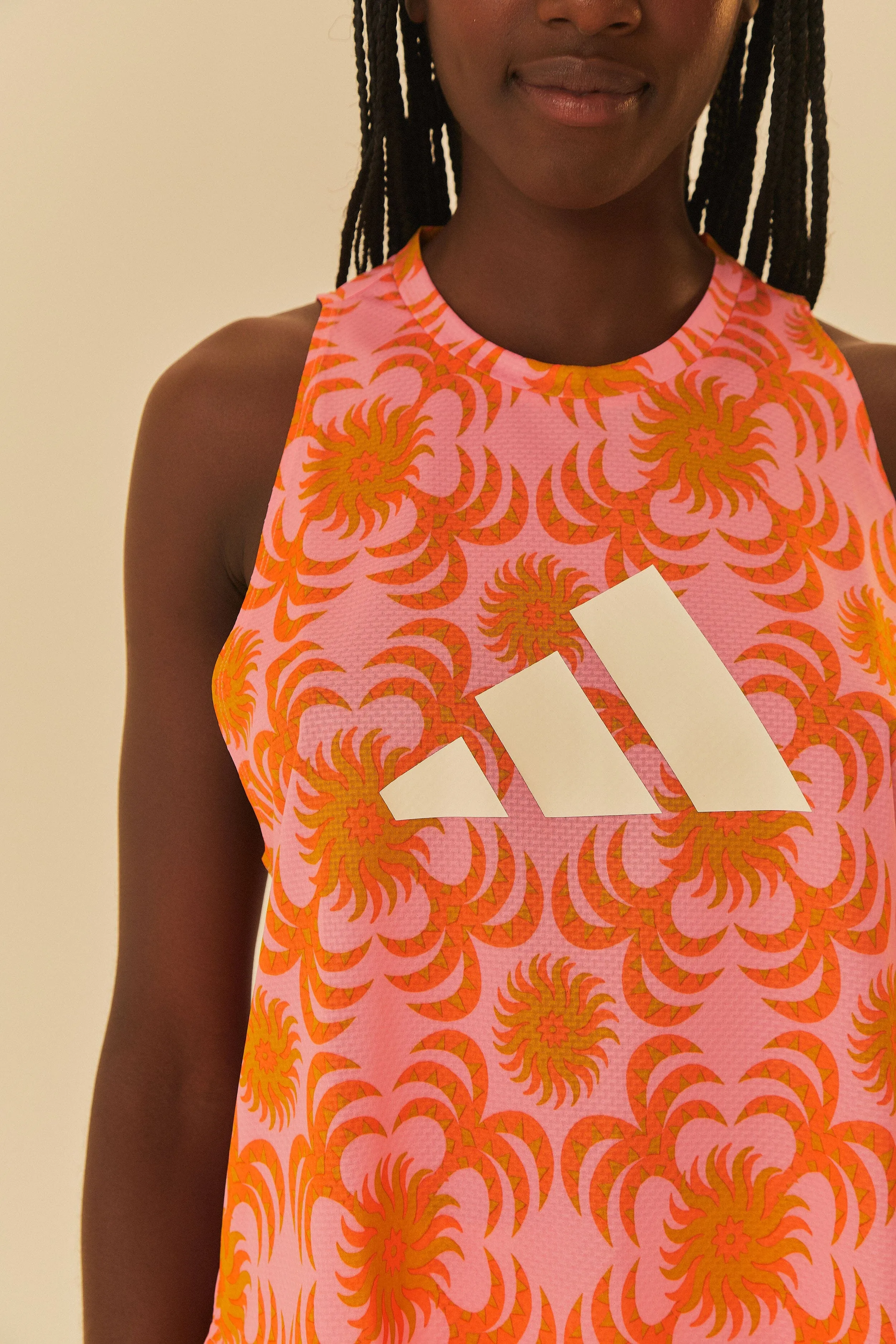 Adidas Farm Palm Flower Pink Trn Tank sold by FARM Rio product image thumbnail 4