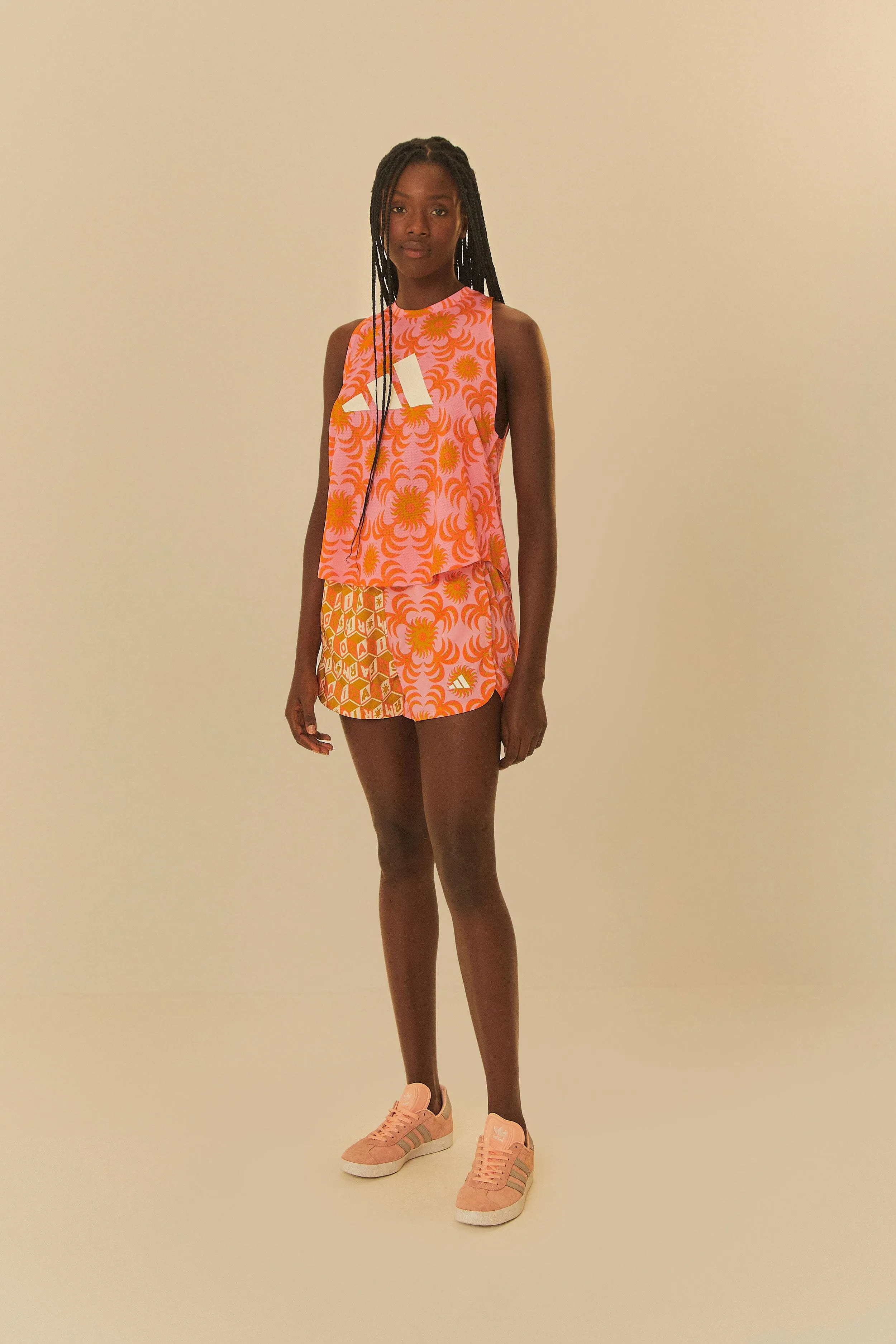 Adidas Farm Palm Flower Pink Trn Tank sold by FARM Rio product image thumbnail 3