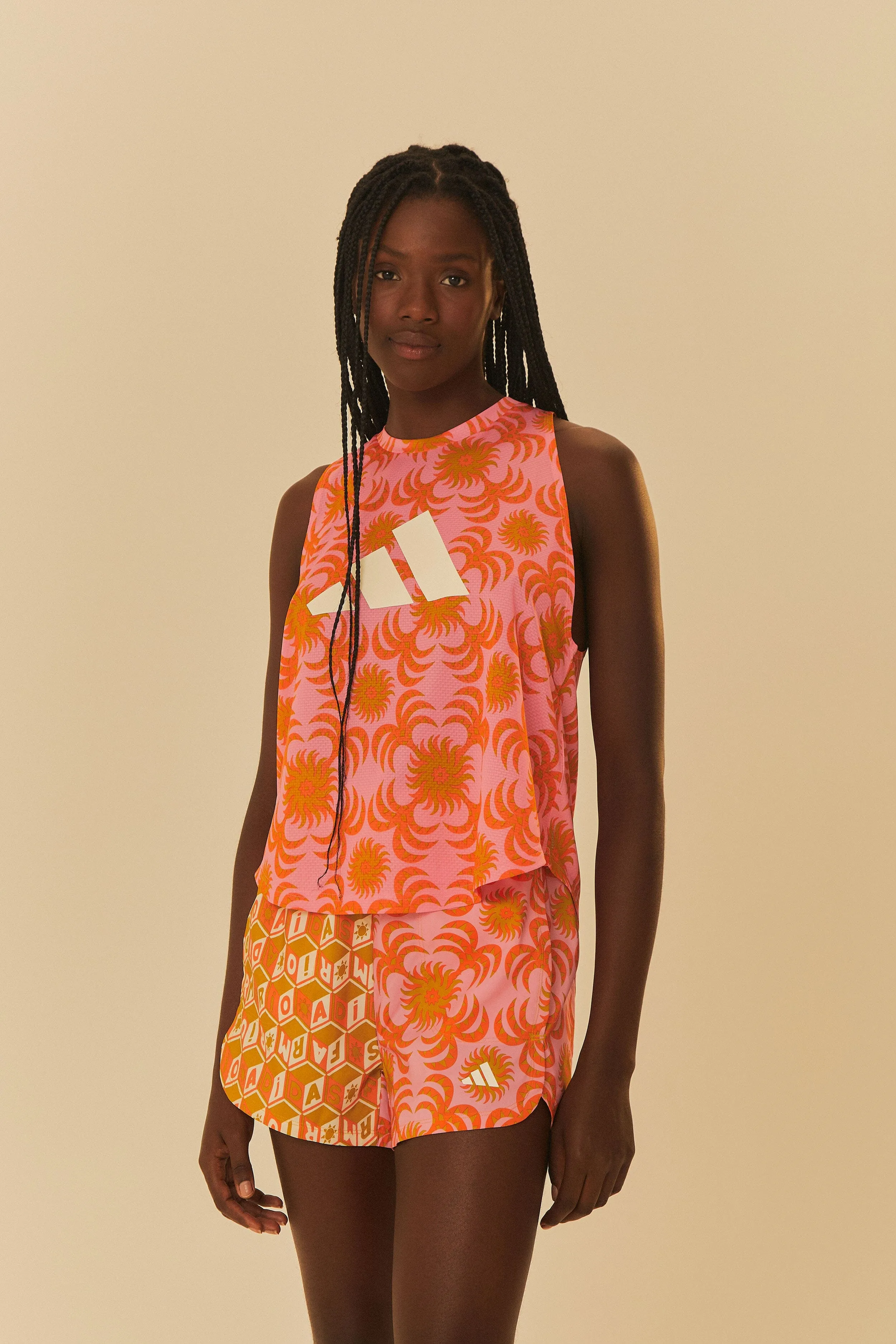 Adidas Farm Palm Flower Pink Trn Tank sold by FARM Rio product image thumbnail 2