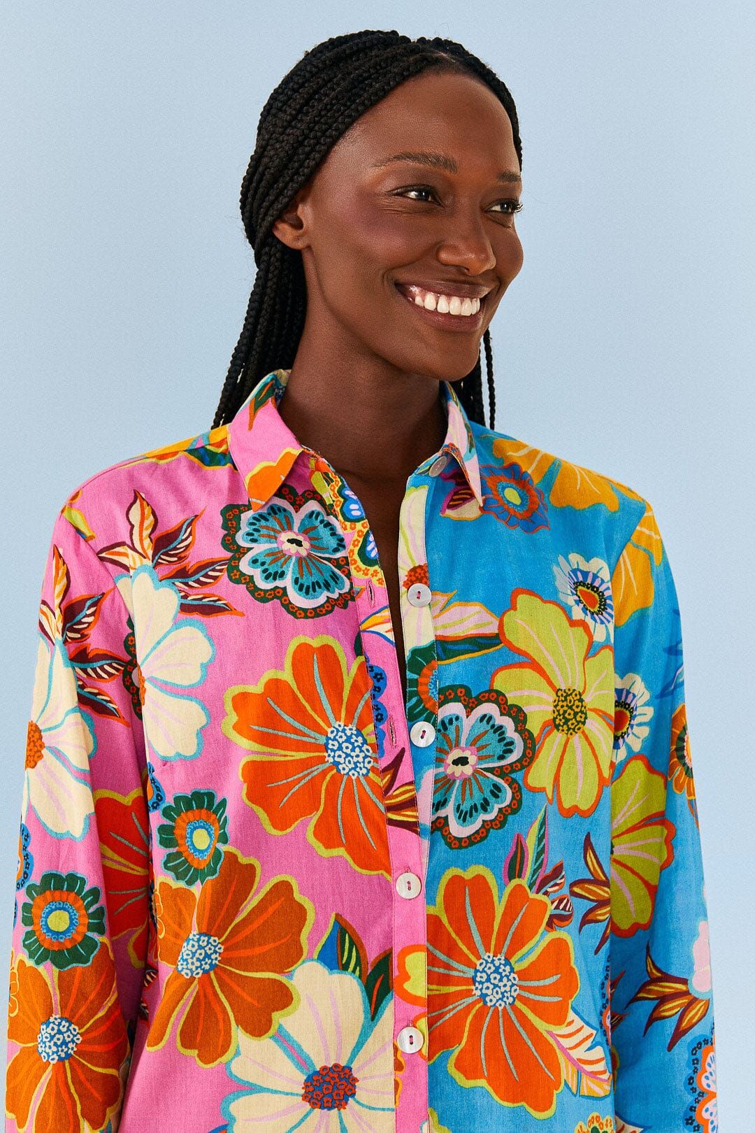 Full Garden Shirtdress sold by FARM Rio product image thumbnail 3
