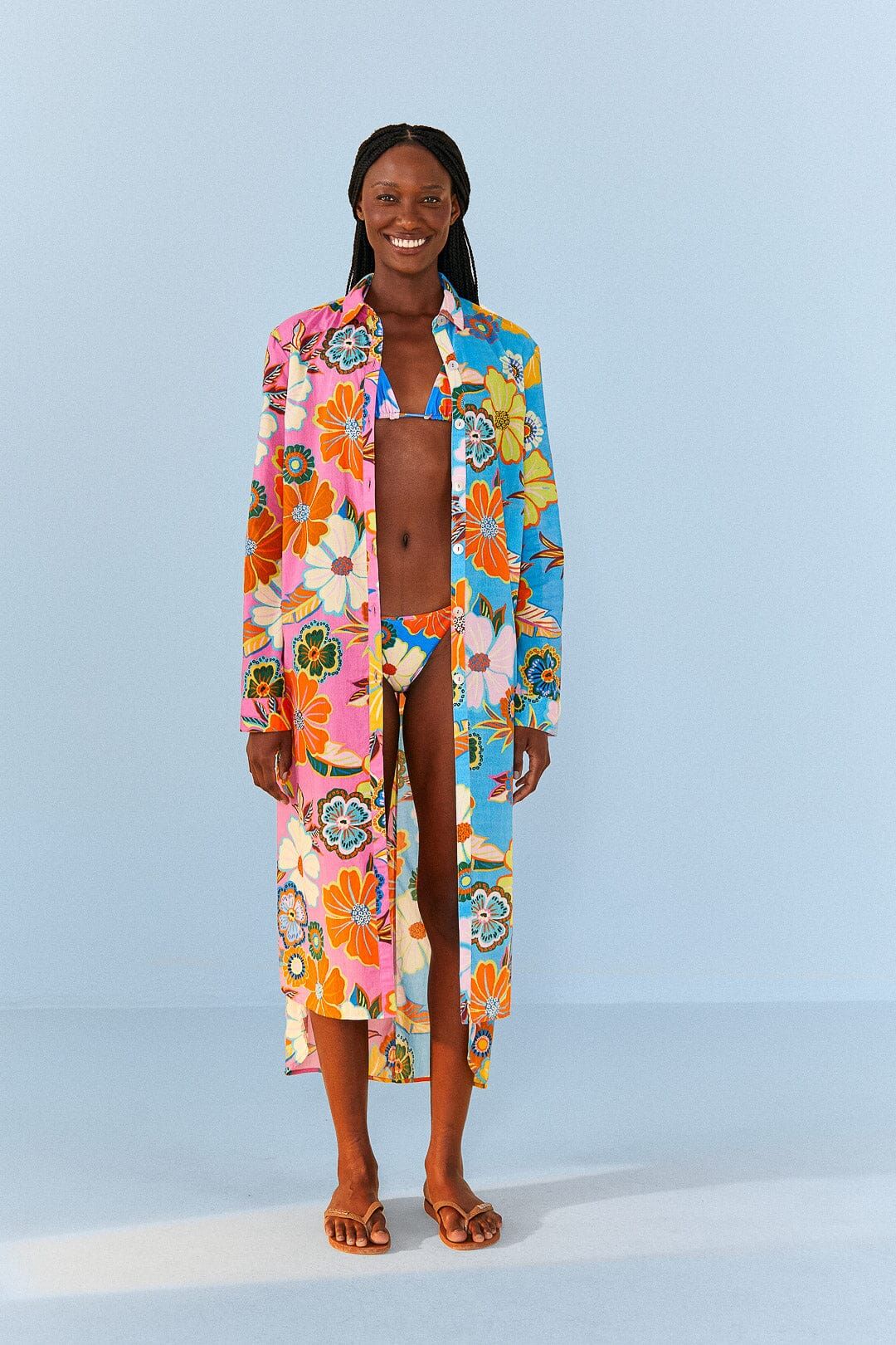 Full Garden Shirtdress sold by FARM Rio