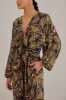 Black Martina Scarf V Neck Jumpsuit sold by FARM Rio