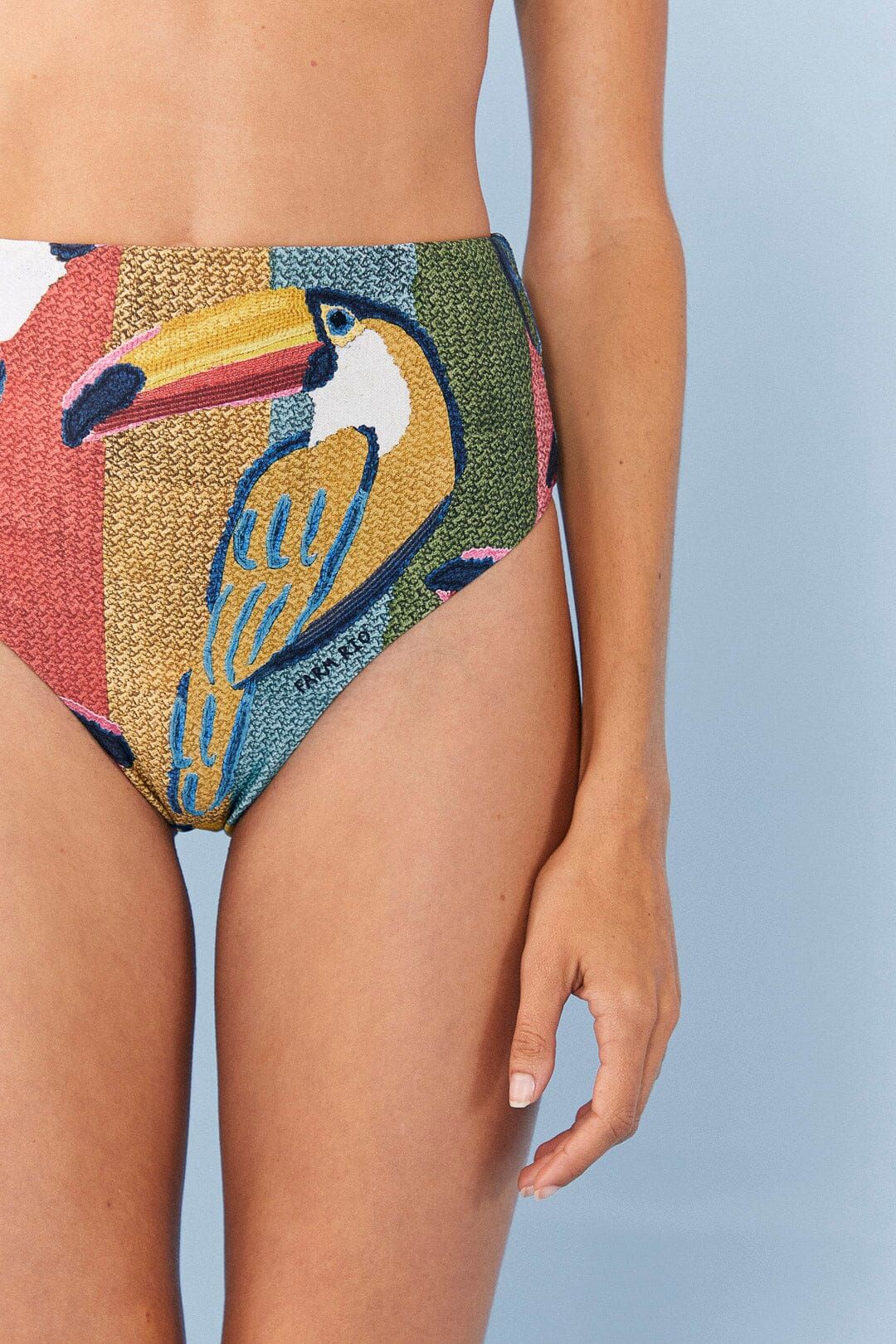 Wonderful Toucans High Waisted Bikini Bottom sold by FARM Rio product image thumbnail 3