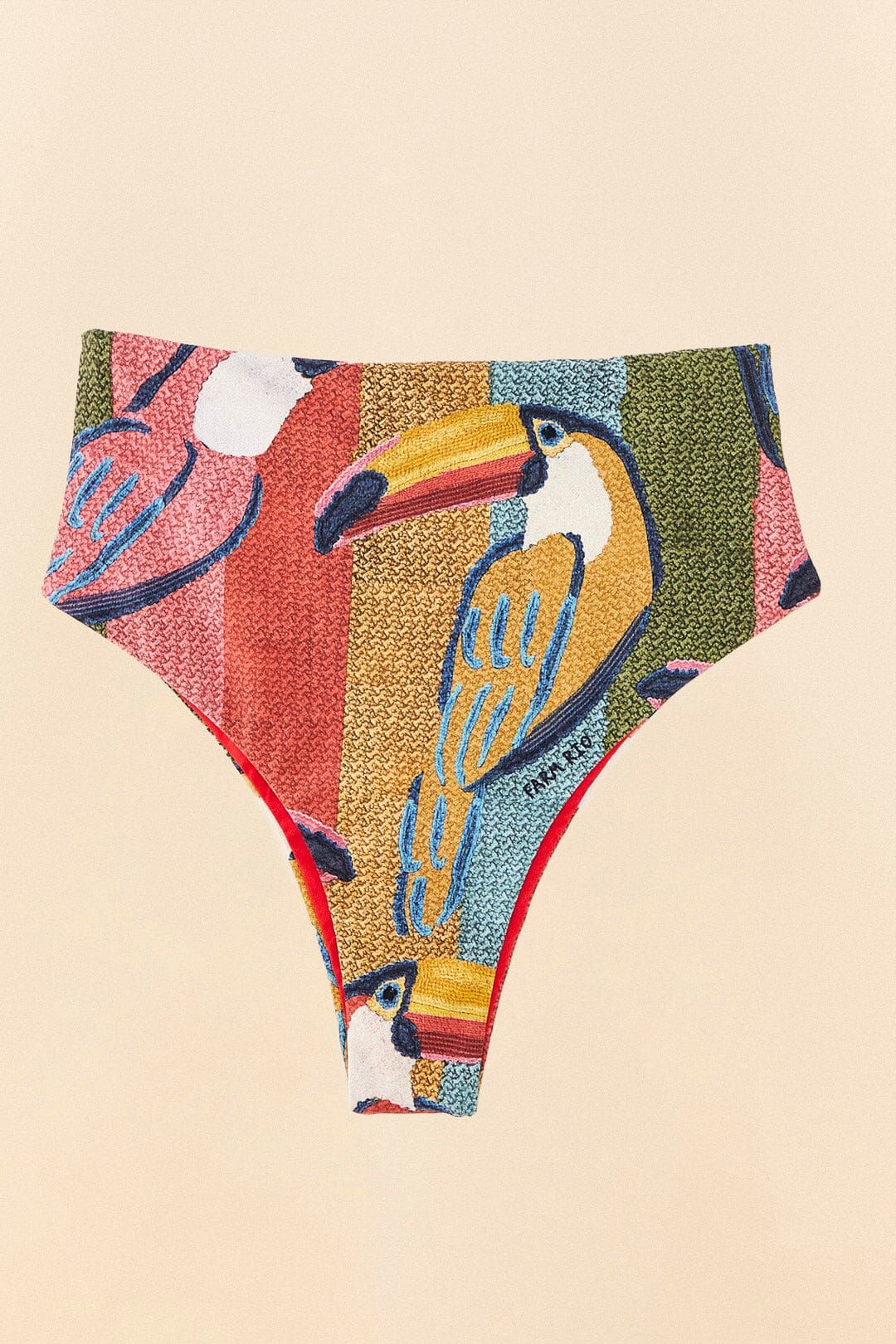 Wonderful Toucans High Waisted Bikini Bottom sold by FARM Rio product image thumbnail 5